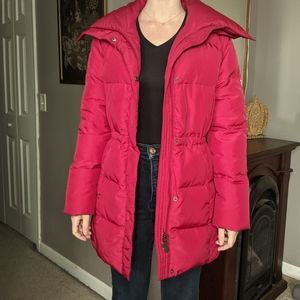 Red Calvin Klein Puffer Jacket Y2K - Women's XS